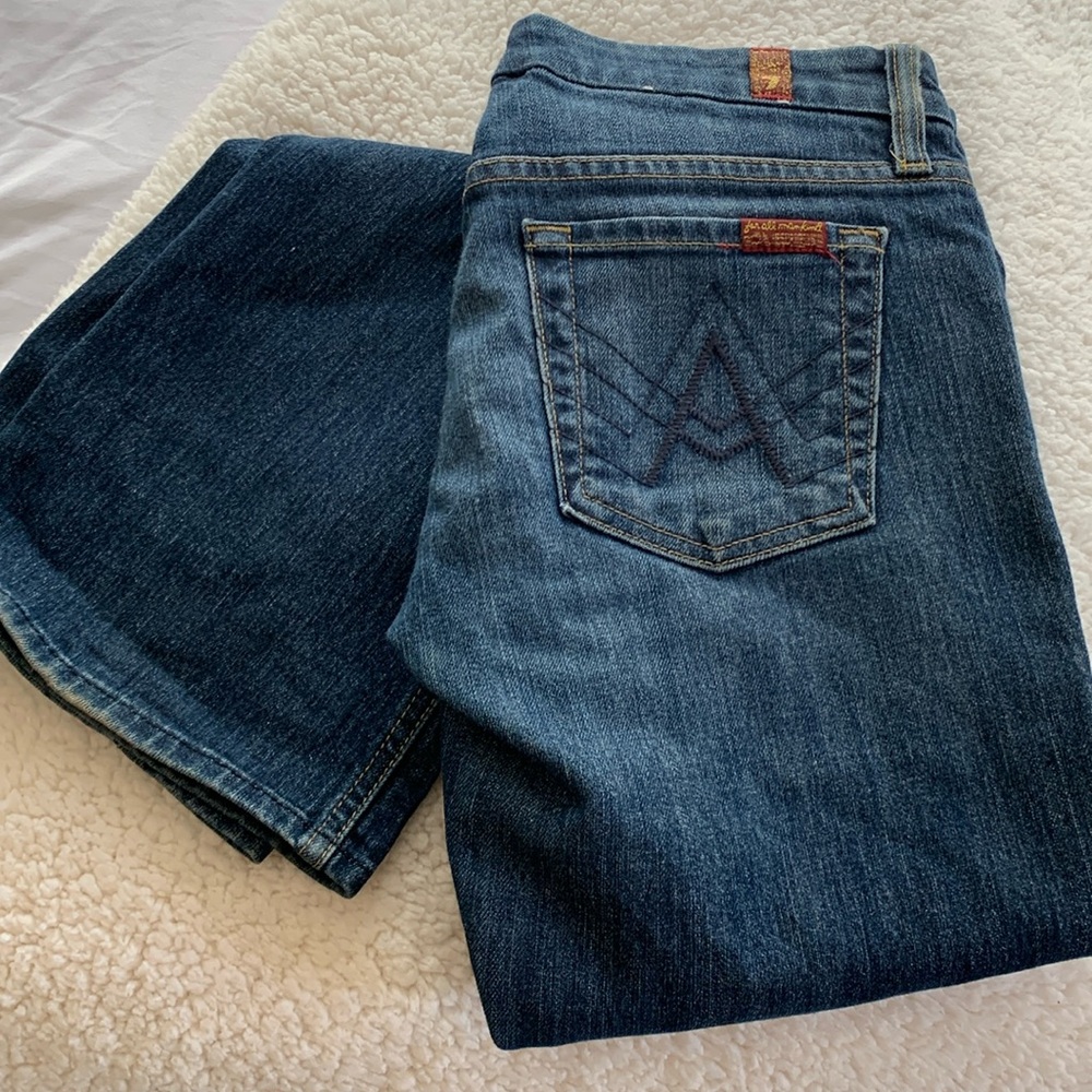 7 for all mankind bootcut jeans size 26